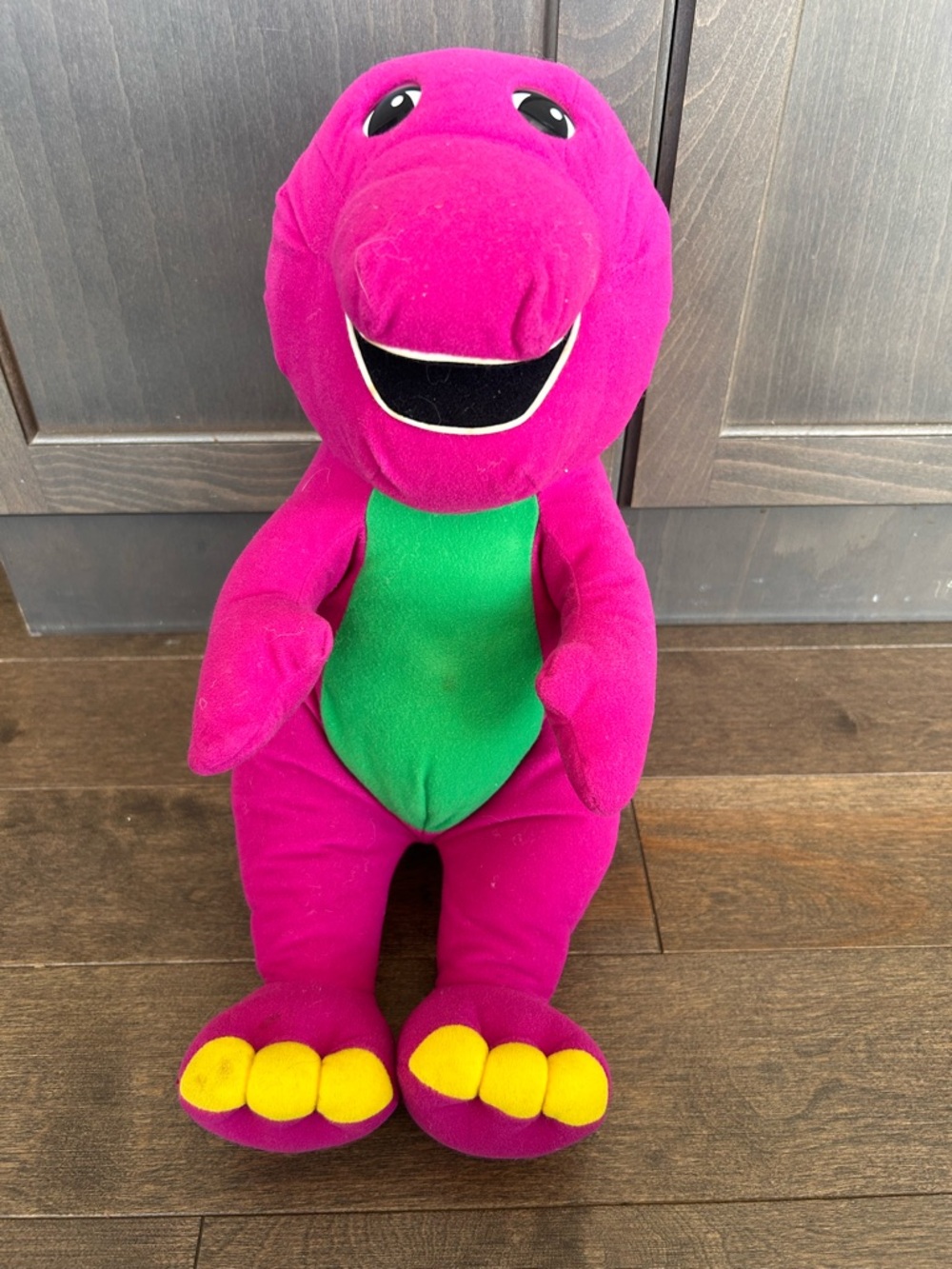 1992 playskool Plush barney the dinosaur Stuffed Toy - talking